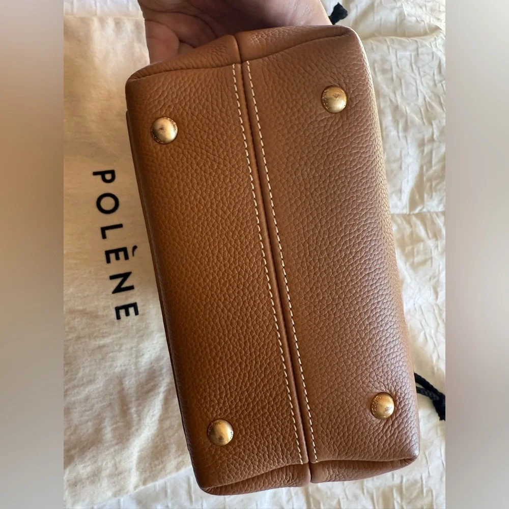 Polene Tan Leather Bag - Picture 7 of 11